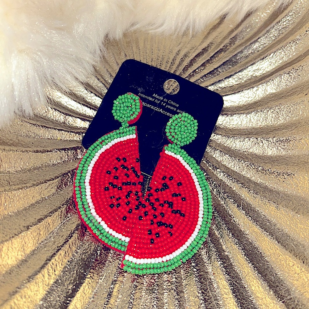 NEW! Cute Watermelon Bead Earrings